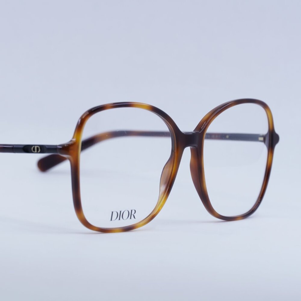 Dior MINI CD O B2I 2600 Eyeglasses Light Havana Frame 55mm - Lowest Price! - Picture 7 of 13